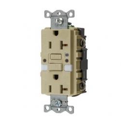 (REPLACED BY HWS GFR20I) HUBBELL GFRST20I 20AMP GF IVORY